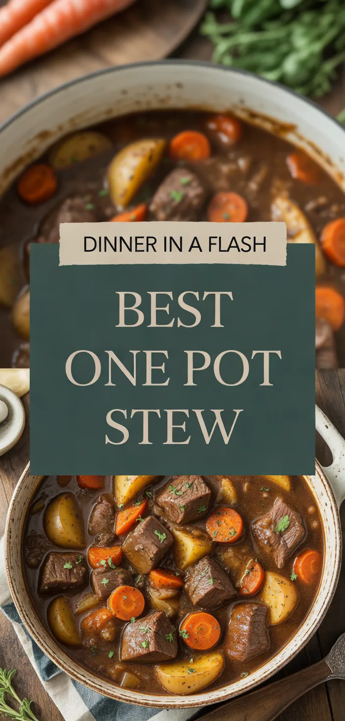 A photo of Best Ever One Pot Beef Stew Recipe