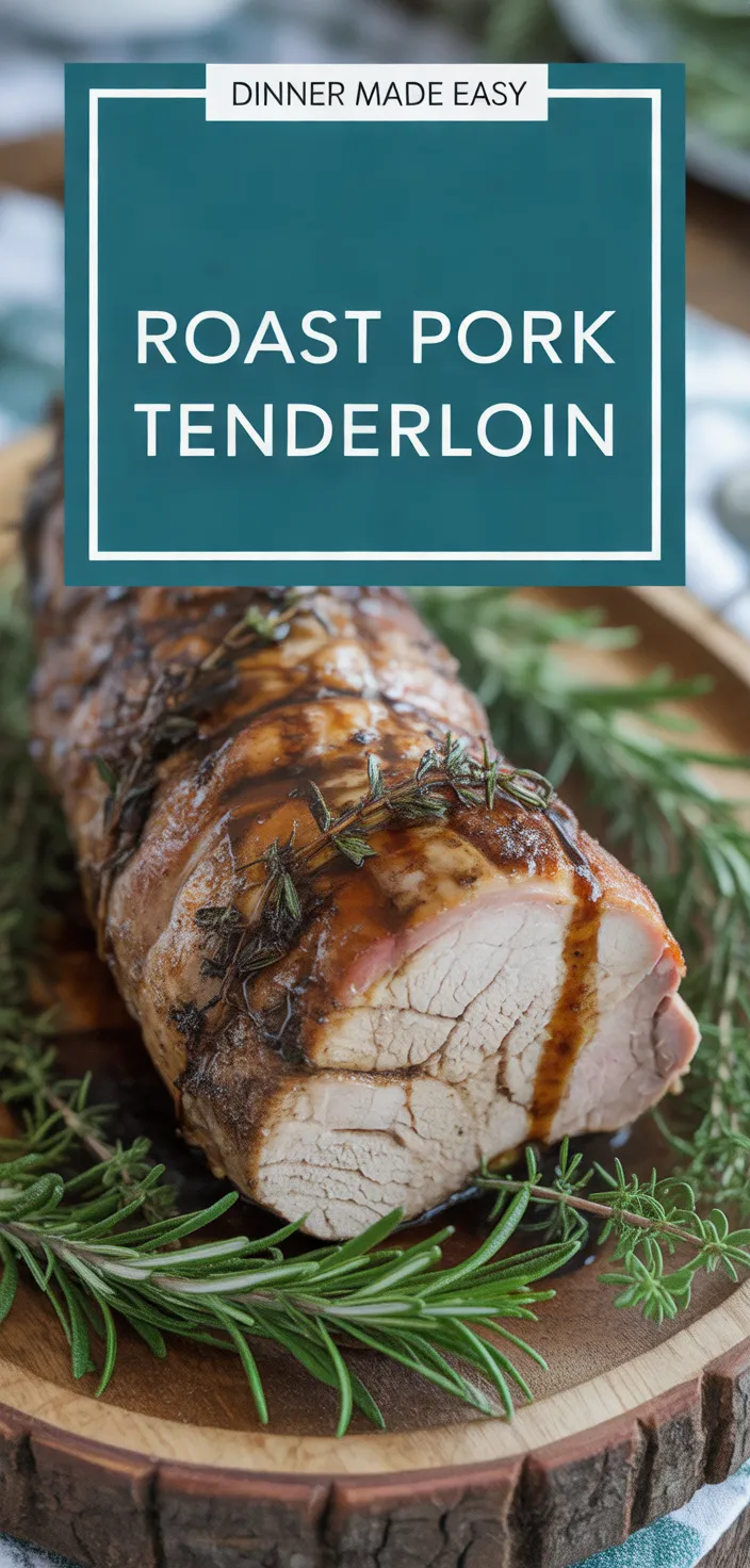 A photo of Easy Roast Pork Tenderloin (Healthy & Delicious) Recipe