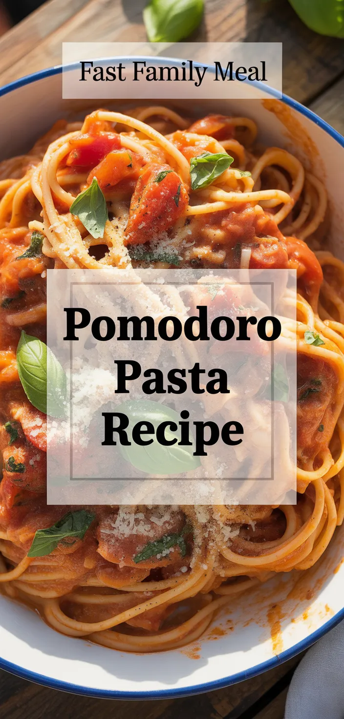 A photo of Pomodoro Pasta Recipe