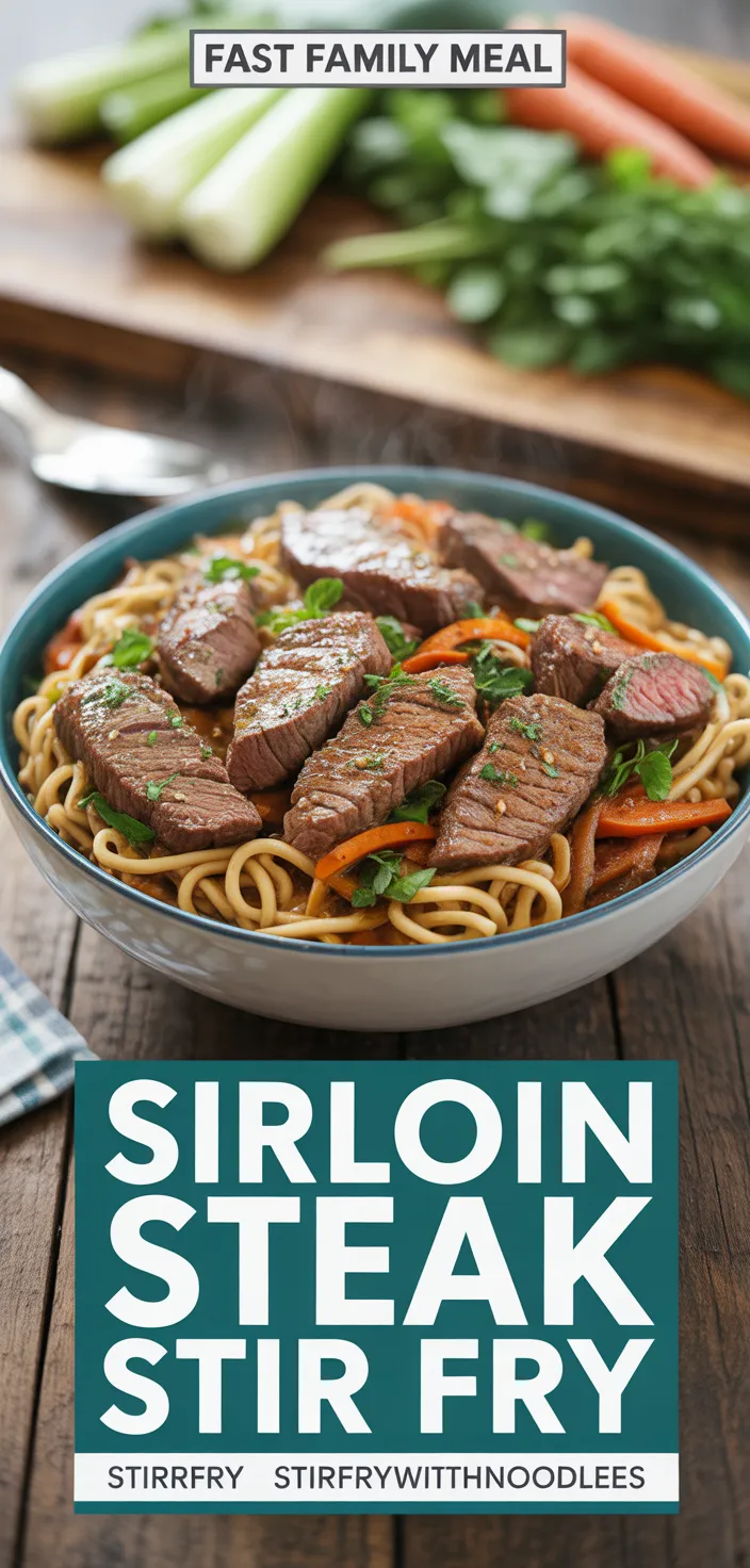 A photo of Sirloin Steak Stir Fry Recipe