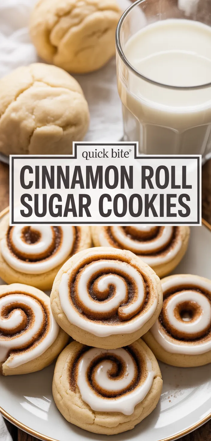 A photo of Soft And Chewy Cinnamon Roll Sugar Cookies Recipe
