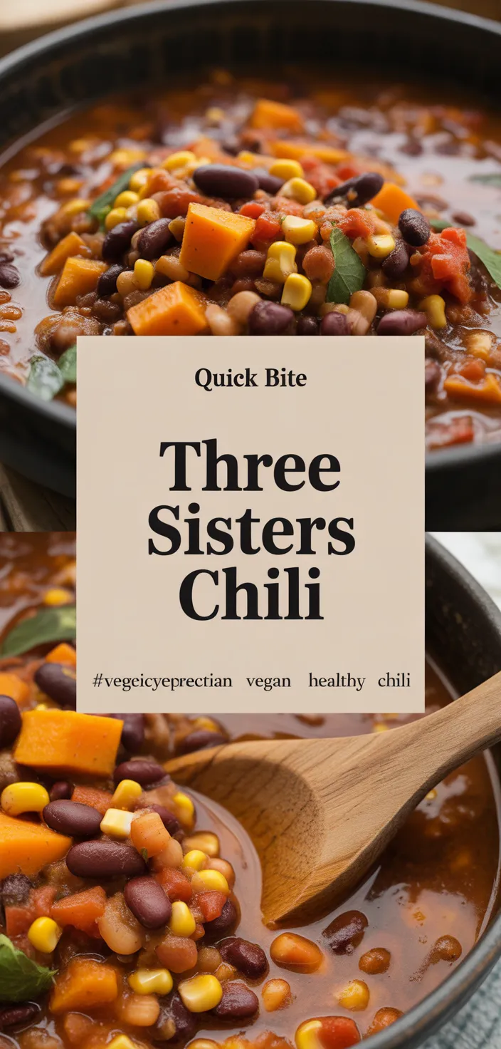 A photo of Three Sisters Butternut Squash Chili (Recipe)