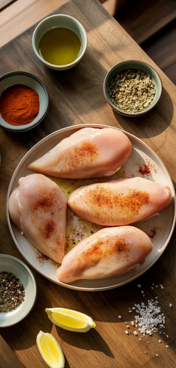Ingredients photo for Easy Baked Chicken Breast Recipe
