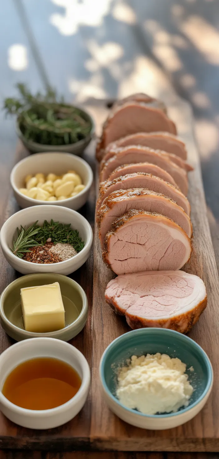 Ingredients photo for Easy Roast Pork Tenderloin (Healthy & Delicious) Recipe