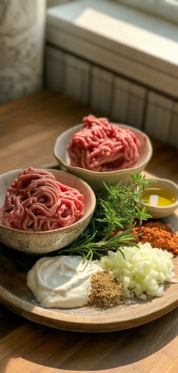 Ingredients photo for Gyro Meat Recipe