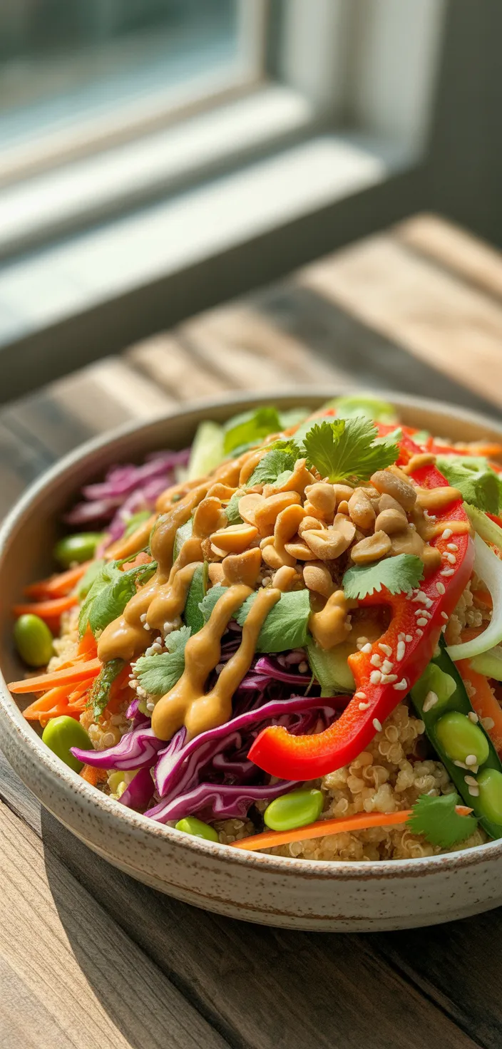 Ingredients photo for High Protein Thai Quinoa Salad Recipe