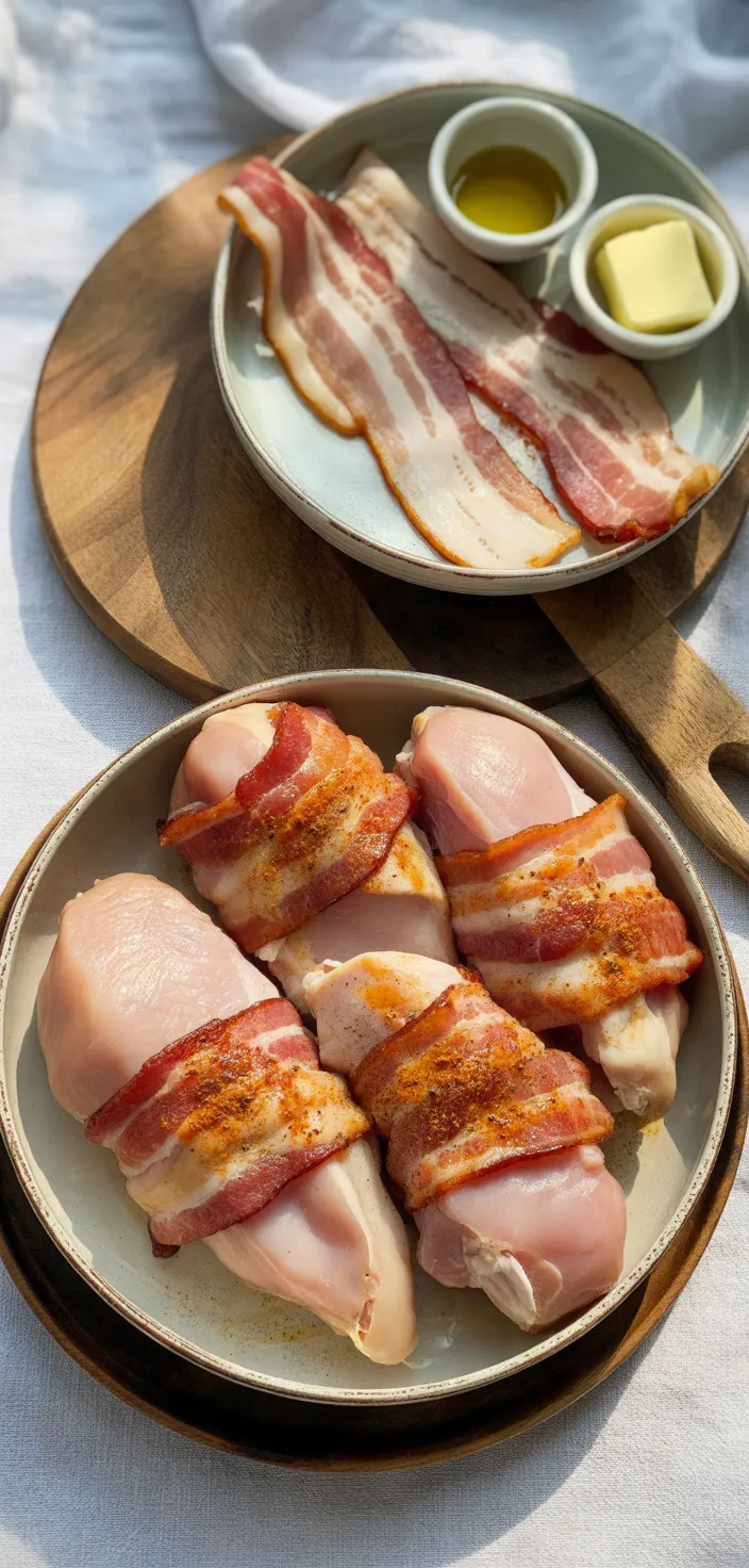 Ingredients photo for Bacon-Wrapped Chicken Recipe