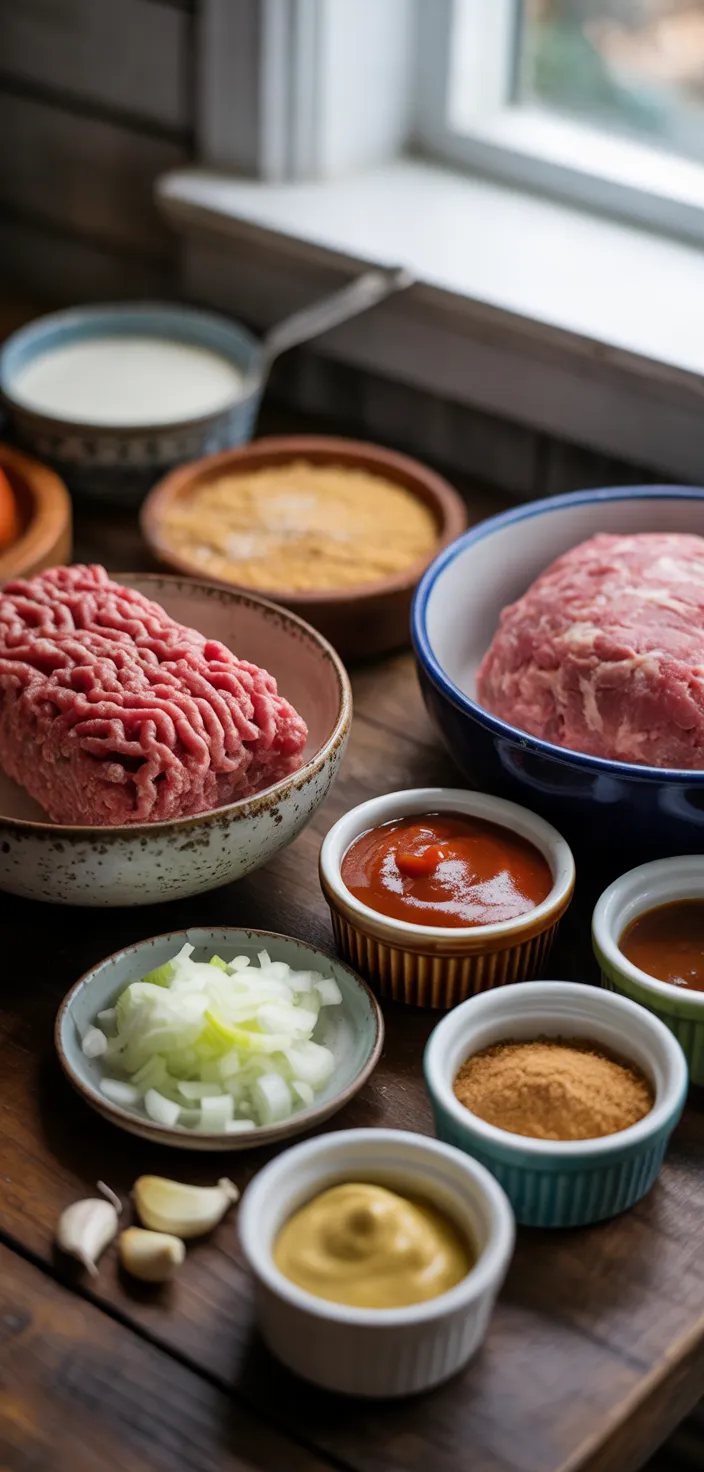 Ingredients photo for Better Than Your Mommas Classic Meatloaf Recipe