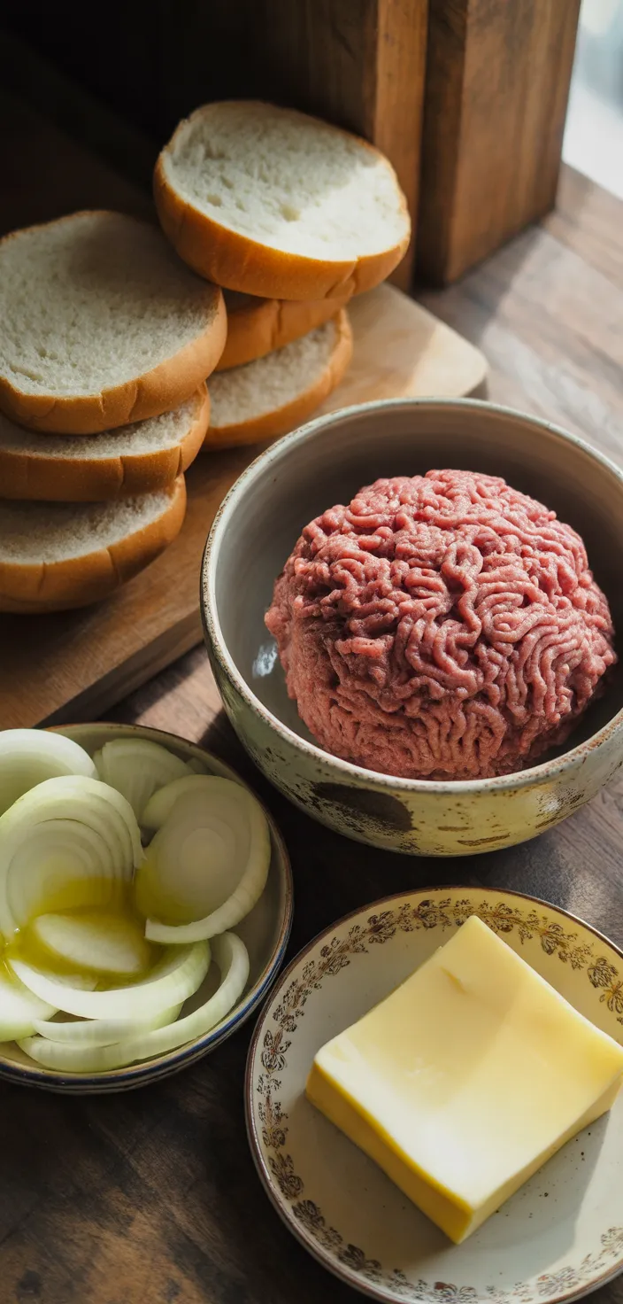 Ingredients photo for Butter Burger Recipe