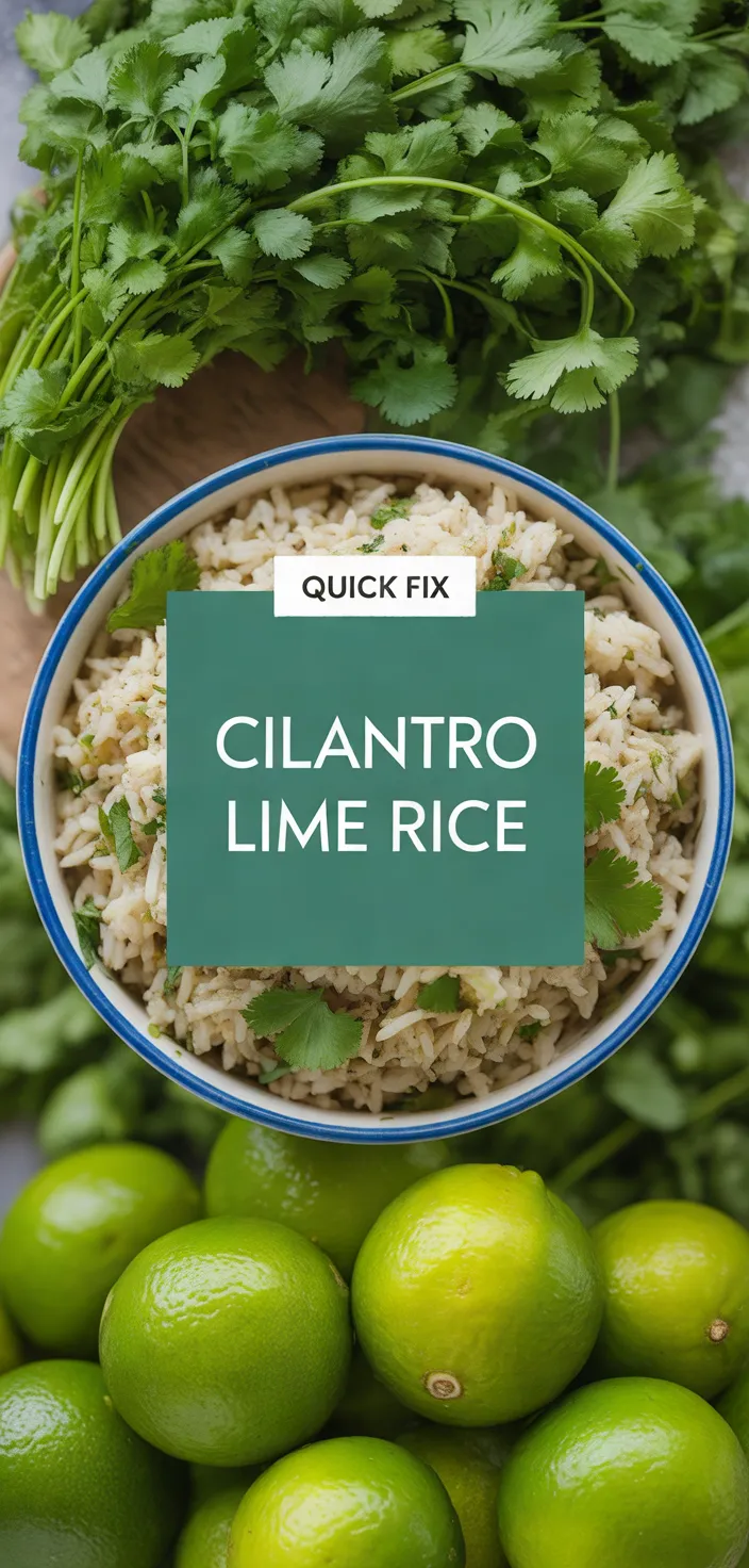A photo of BEST Instant Pot Cilantro Lime Rice Recipe!