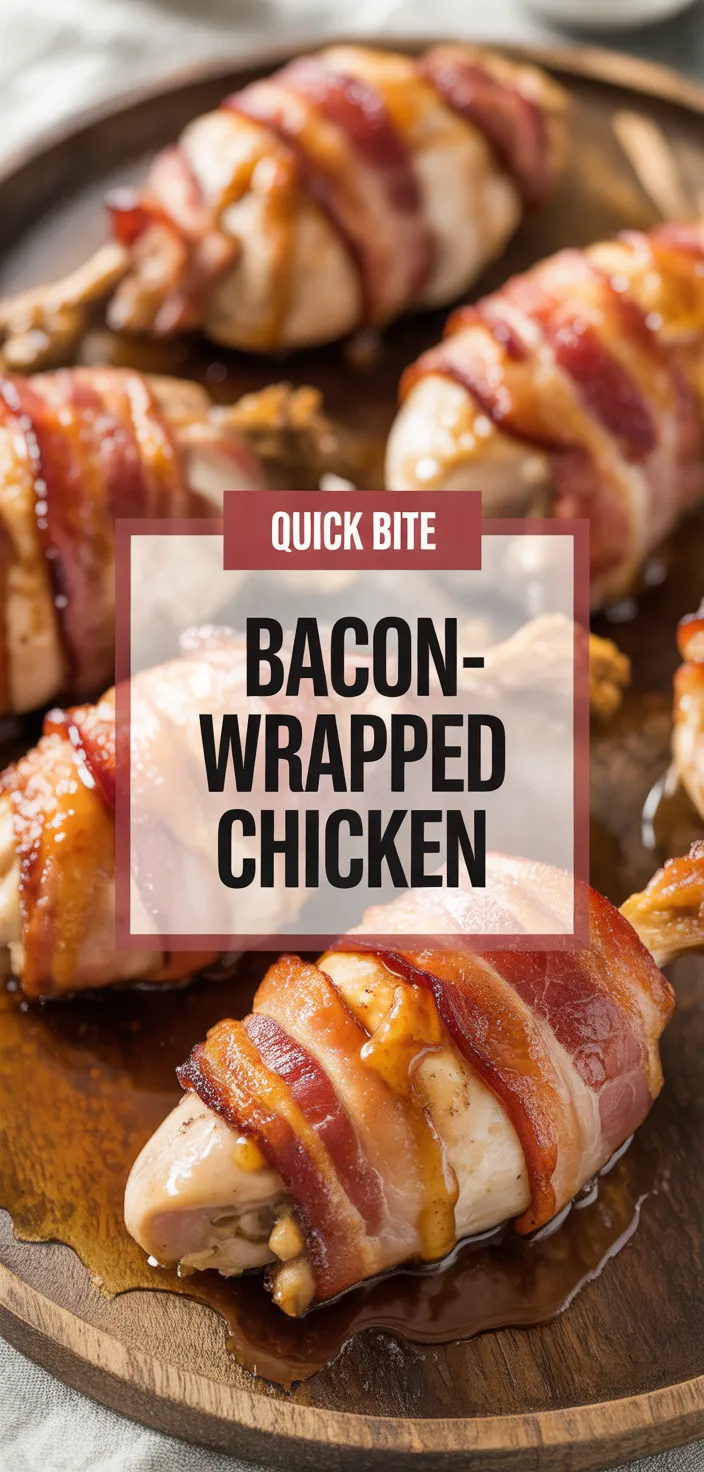 A photo of Bacon-Wrapped Chicken Recipe