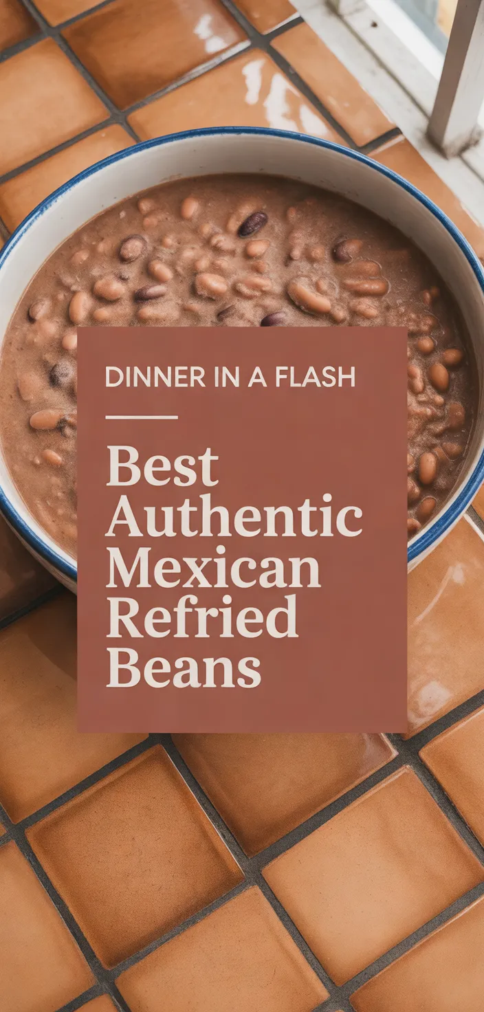 A photo of Best Authentic Mexican Refried Beans Recipe
