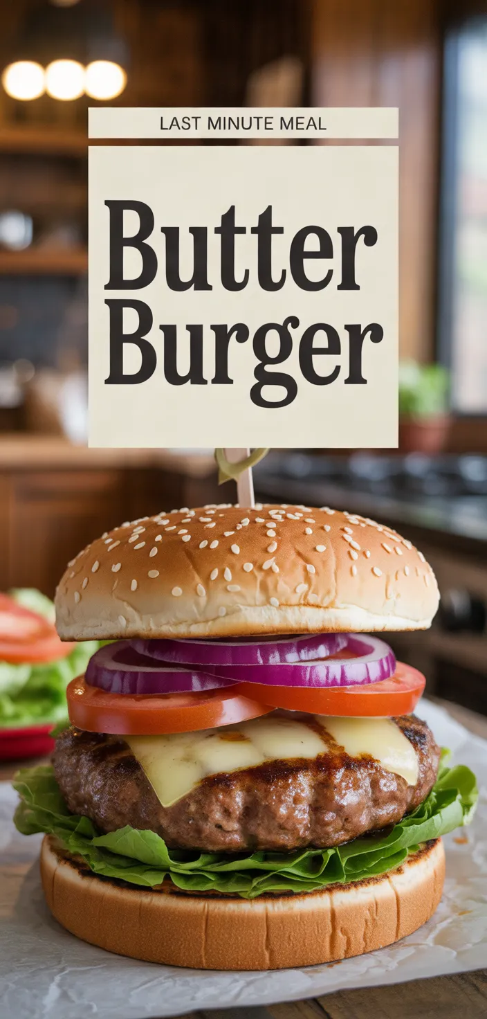 A photo of Butter Burger Recipe