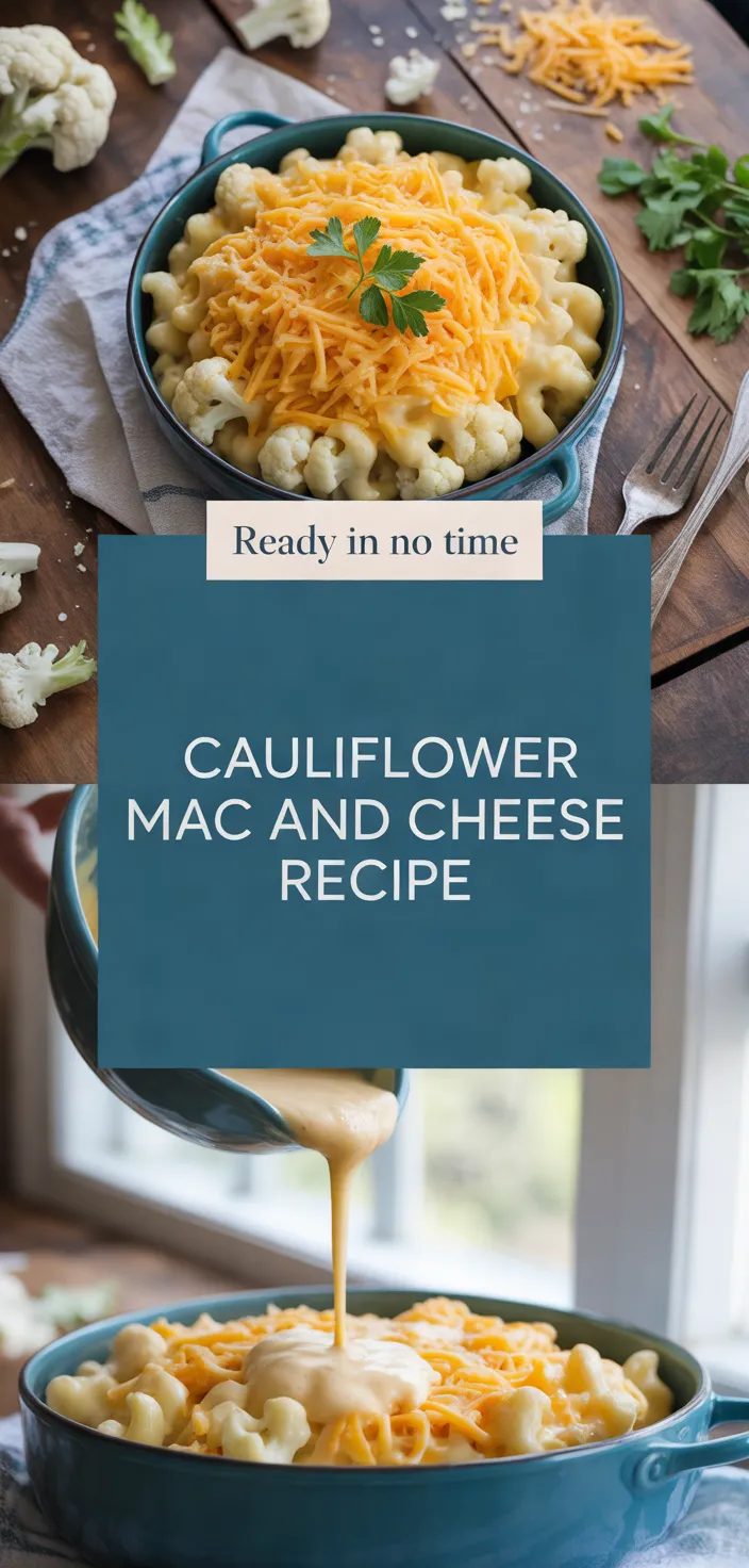 A photo of Cauliflower Mac And Cheese Recipe