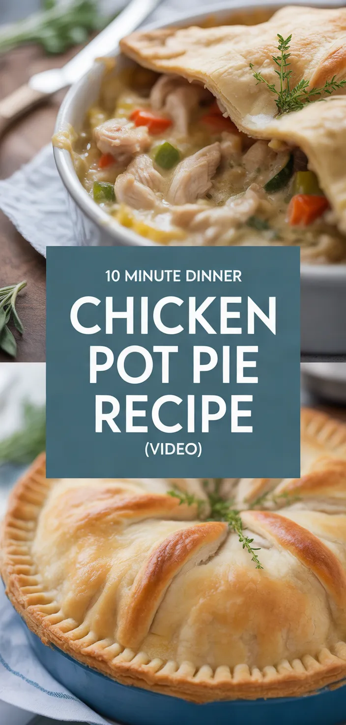 A photo of Chicken Pot Pie Recipe (VIDEO)