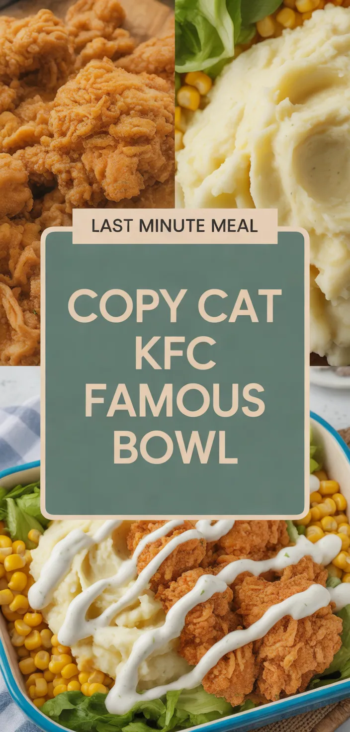 A photo of Copy Cat KFC Famous Bowl Recipe