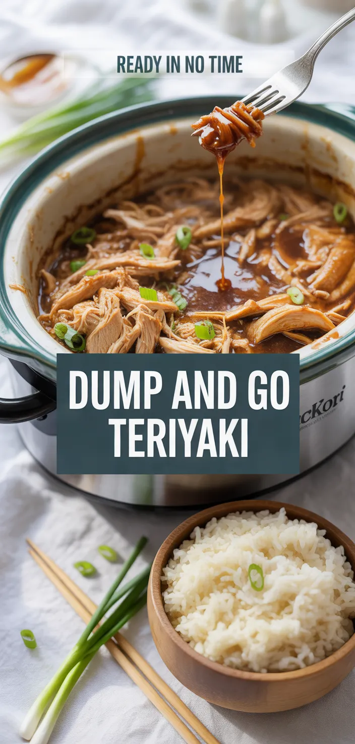 A photo of Dump And Go Crockpot Teriyaki Chicken Recipe