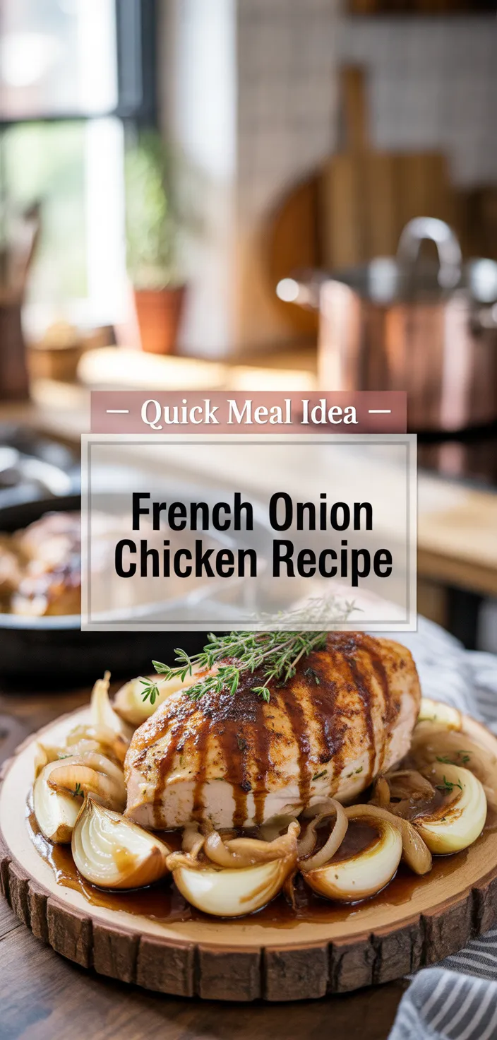 A photo of French Onion Chicken Recipe