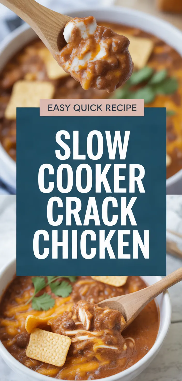 A photo of Slow Cooker Cream Cheese Crack Chicken Chili Recipe