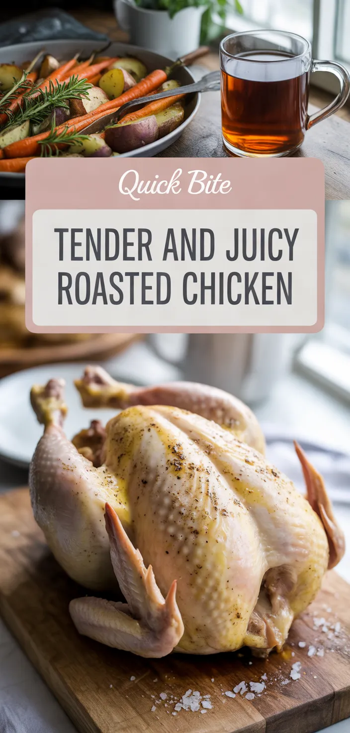 A photo of Tender And Juicy Roasted Chicken Recipe