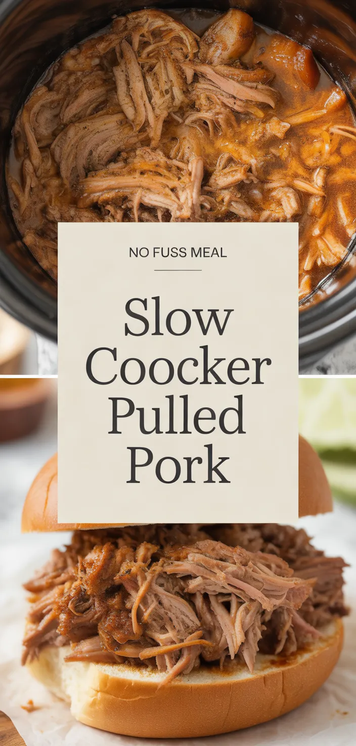 A photo of The Best Slow Cooker Pulled Pork Recipe